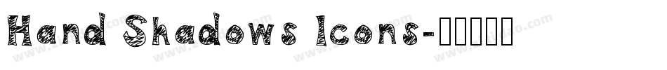 Hand Shadows Icons字体转换